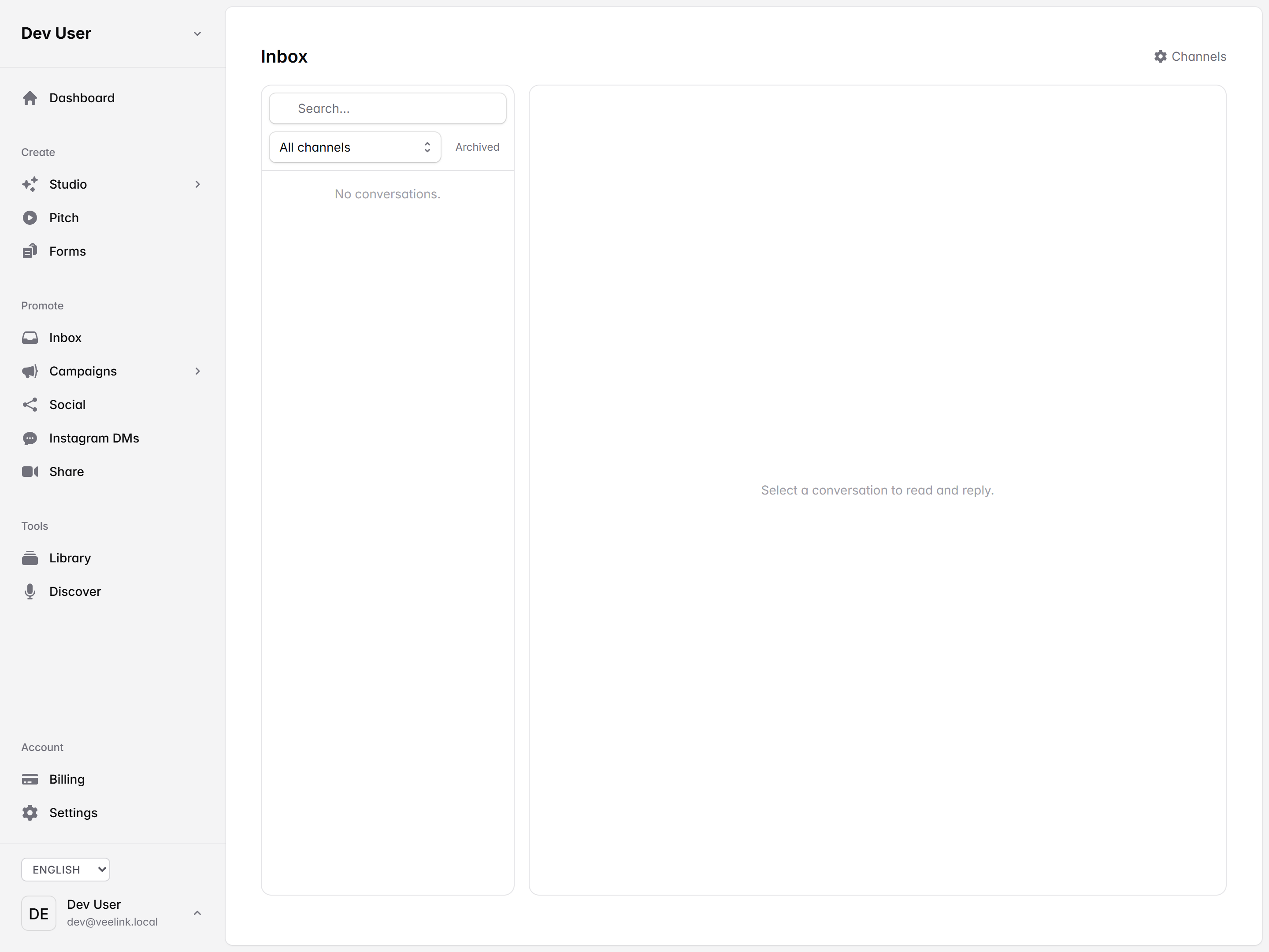 Reply from one unified inbox